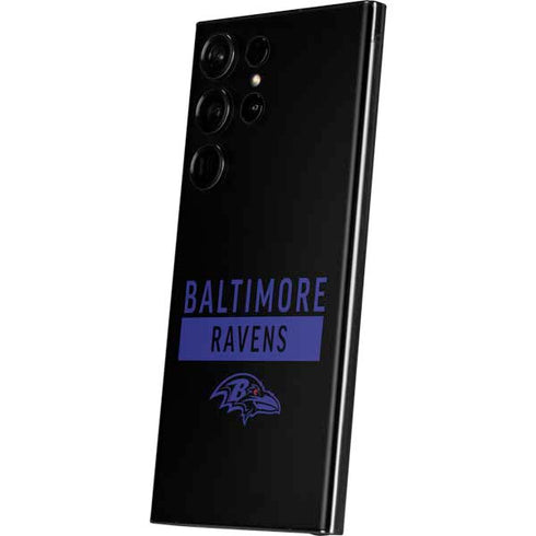 NFL Baltimore Ravens Black Performance Series Galaxy Skins