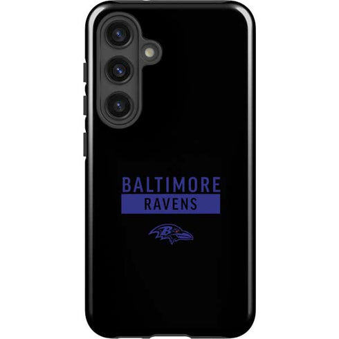 NFL Baltimore Ravens Black Performance Series Galaxy S25 Impact Case