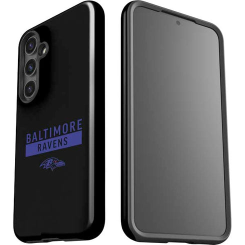 NFL Baltimore Ravens Black Performance Series Galaxy S25 Impact Case