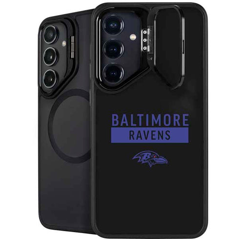 NFL Baltimore Ravens Black Performance Series Galaxy S25 Plus Kickstand Case