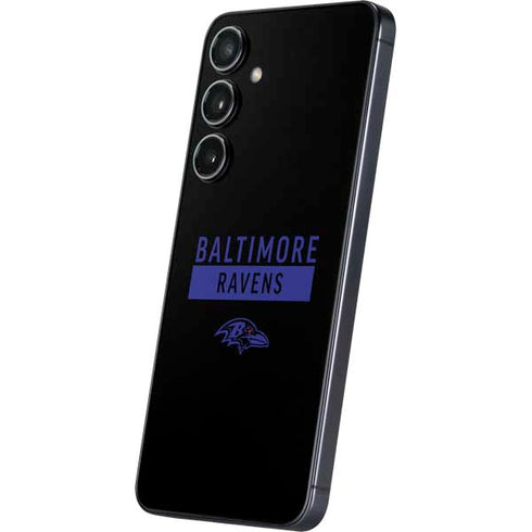 NFL Baltimore Ravens Black Performance Series Galaxy S25 Plus Skin