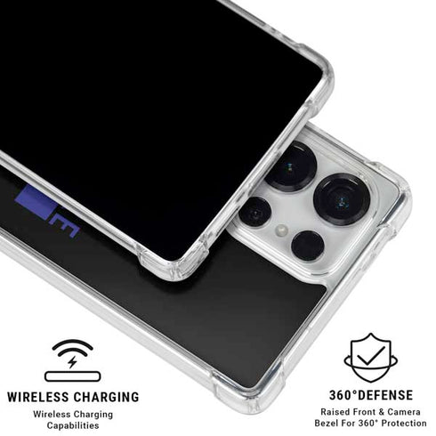 NFL Baltimore Ravens Black Performance Series Galaxy S25 Ultra Clear Case