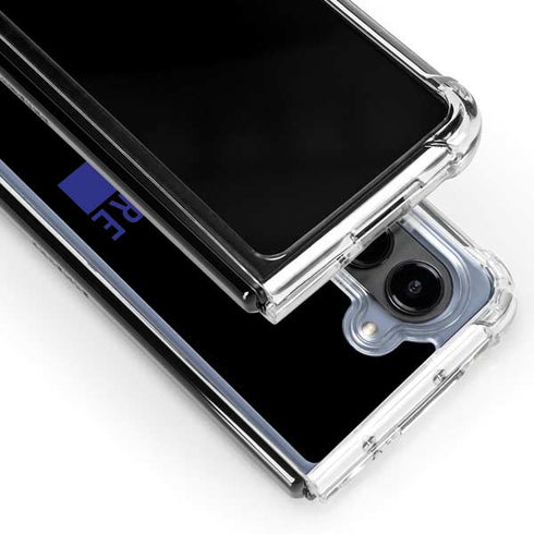 NFL Baltimore Ravens Black Performance Series Galaxy Z Fold5 5G Clear Case