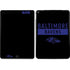NFL Baltimore Ravens Black Performance Series iPad Skins