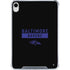 NFL Baltimore Ravens Black Performance Series iPad 11th Gen (2025) Clear Case