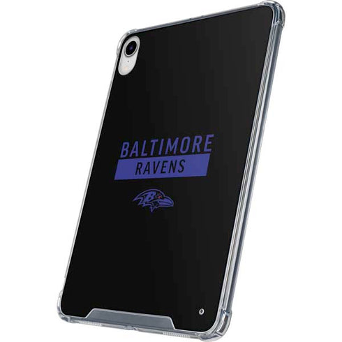 NFL Baltimore Ravens Black Performance Series iPad 11th Gen (2025) Clear Case