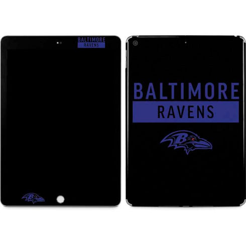 NFL Baltimore Ravens Black Performance Series Apple iPad Skin