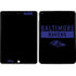 NFL Baltimore Ravens Black Performance Series Apple iPad Skin