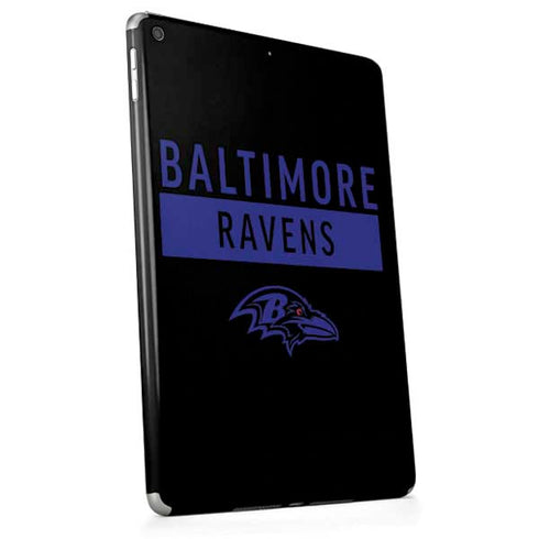 NFL Baltimore Ravens Black Performance Series Apple iPad Skin