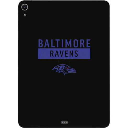 NFL Baltimore Ravens Black Performance Series Apple iPad Air Skin