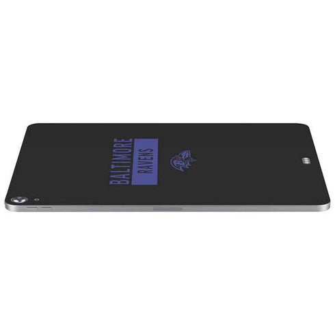 NFL Baltimore Ravens Black Performance Series Apple iPad Air Skin
