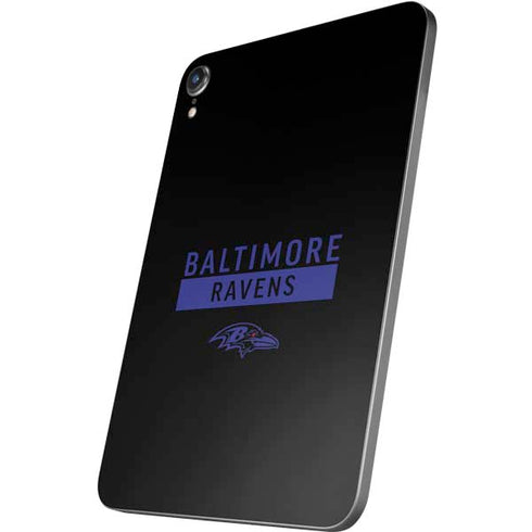 NFL Baltimore Ravens Black Performance Series Apple iPad Mini Skin