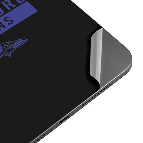NFL Baltimore Ravens Black Performance Series Apple iPad Mini Skin