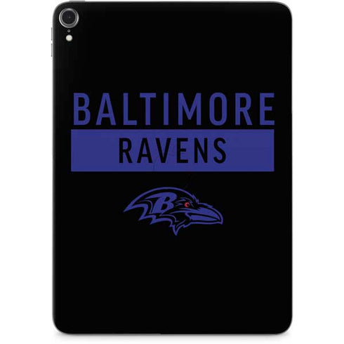 NFL Baltimore Ravens Black Performance Series Apple iPad Pro Skin