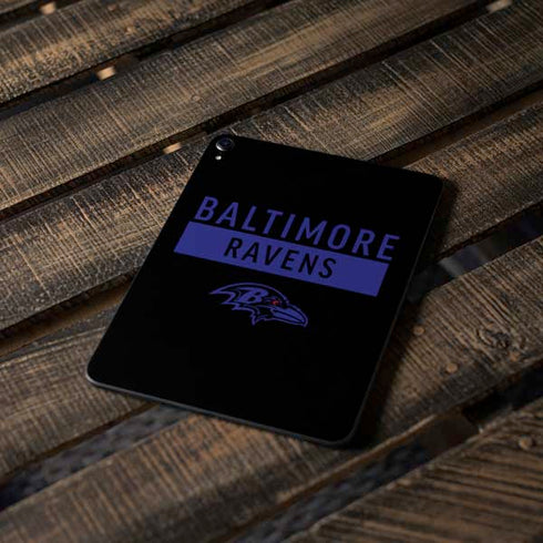 NFL Baltimore Ravens Black Performance Series Apple iPad Pro Skin