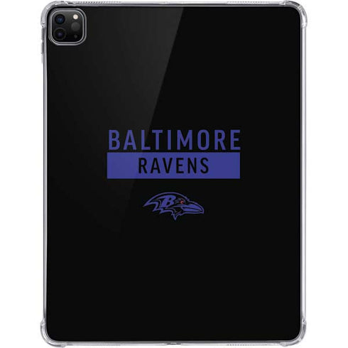 NFL Baltimore Ravens Black Performance Series iPad Pro 11in (2024) Clear Case