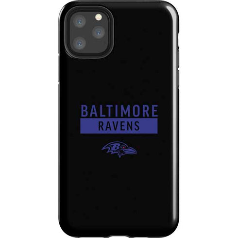 NFL Baltimore Ravens Black Performance Series iPhone Cases