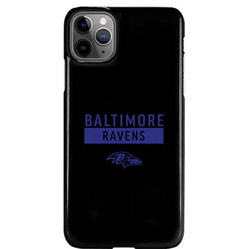 NFL Baltimore Ravens Black Performance Series iPhone Cases