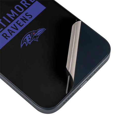 NFL Baltimore Ravens Black Performance Series iPhone Skins