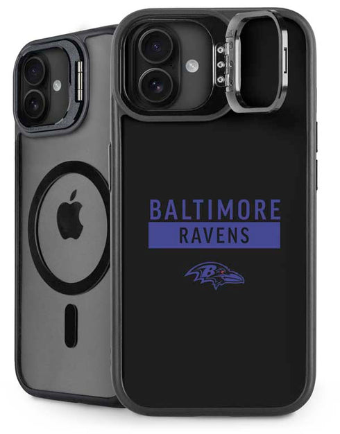 NFL Baltimore Ravens Black Performance Series iPhone 16 Kickstand Case