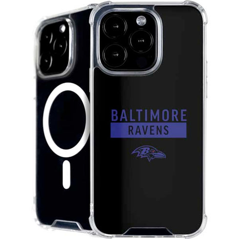 NFL Baltimore Ravens Black Performance Series iPhone 16 Pro Max MagSafe Case