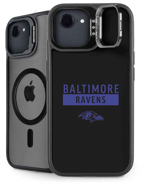 NFL Baltimore Ravens Black Performance Series iPhone 16e Kickstand Case