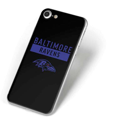 NFL Baltimore Ravens Black Performance Series iPhone 8 Skin