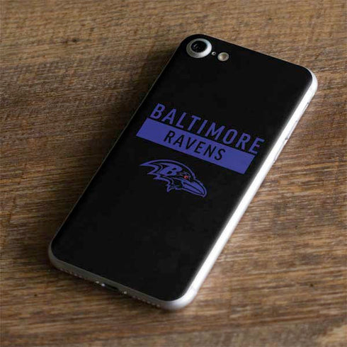 NFL Baltimore Ravens Black Performance Series iPhone 8 Skin