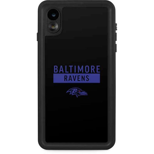 NFL Baltimore Ravens Black Performance Series iPhone Cases