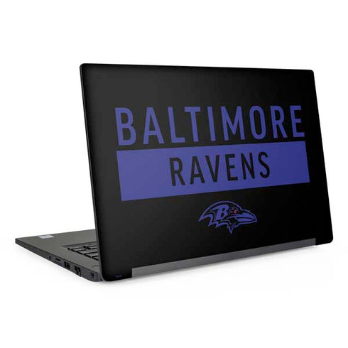 NFL Baltimore Ravens Black Performance Series Dell Latitude Skin