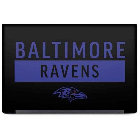 NFL Baltimore Ravens Black Performance Series Dell Latitude Skin