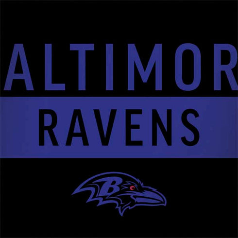 NFL Baltimore Ravens Black Performance Series Dell Latitude Skin