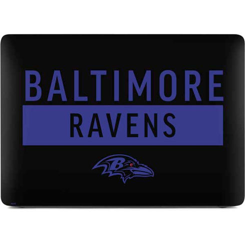 NFL Baltimore Ravens Black Performance Series Apple MacBook Air Skin