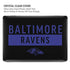 NFL Baltimore Ravens Black Performance Series MacBook Pro 14in (2021-24) Case plus Skin