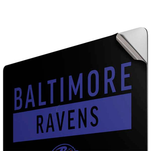 NFL Baltimore Ravens Black Performance Series Apple MacBook Pro 16-inch Skin