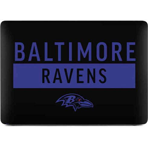 NFL Baltimore Ravens Black Performance Series Apple MacBook Pro 16-inch Skin