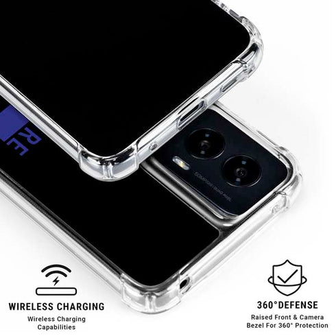 NFL Baltimore Ravens Black Performance Series Moto G Power 5G (2024) Clear Case
