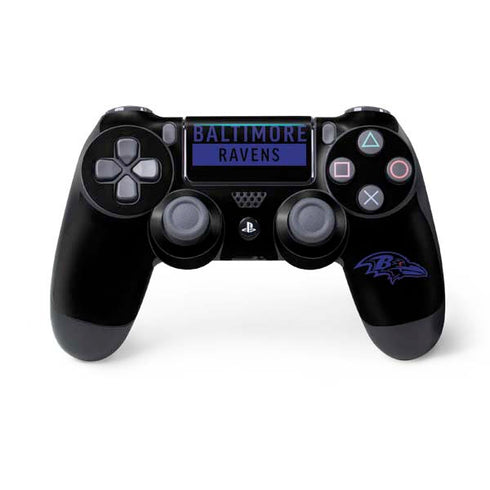 NFL Baltimore Ravens Black Performance Series PlayStation PS4 Skins