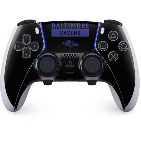NFL Baltimore Ravens Black Performance Series PlayStation PS5 Skins