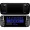 NFL Baltimore Ravens Black Performance Series Steam Deck Handheld Gaming Computer OLED Skin