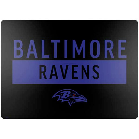 NFL Baltimore Ravens Black Performance Series Surface Laptop 7 13.8in Skin