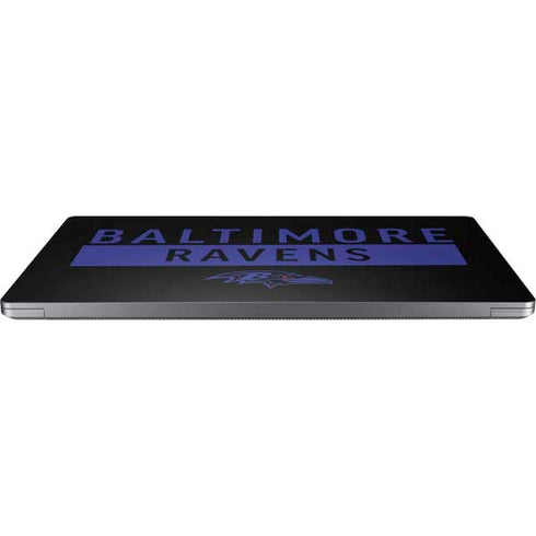 NFL Baltimore Ravens Black Performance Series Laptop Skins