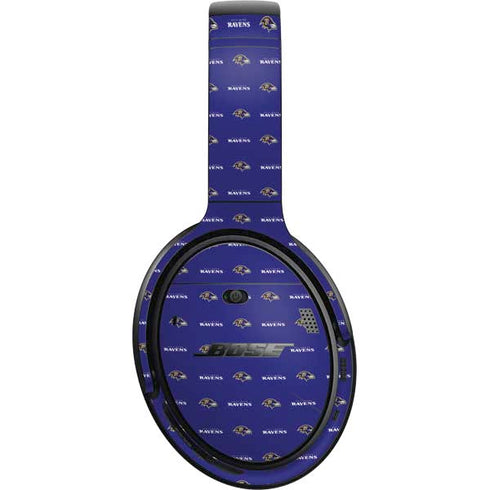 NFL Baltimore Ravens Blitz Series Bose QuietComfort 35 Headphones Skin