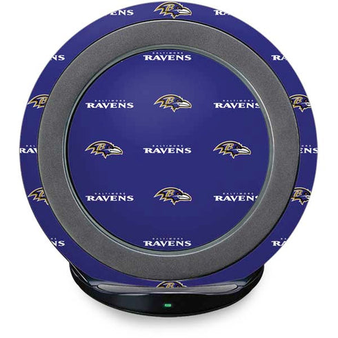 NFL Baltimore Ravens Blitz Series Fast Charge Wireless Charging Stand Skin