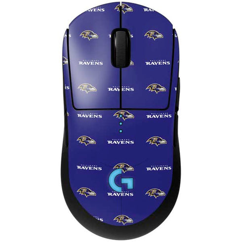 NFL Baltimore Ravens Blitz Series G Pro Wireless Gaming Mouse Skin