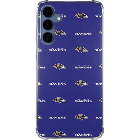 NFL Baltimore Ravens Blitz Series Galaxy A35 5G Clear Case