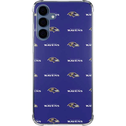 NFL Baltimore Ravens Blitz Series Galaxy A55 5G Clear Case