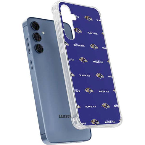 NFL Baltimore Ravens Blitz Series Galaxy A55 5G Clear Case