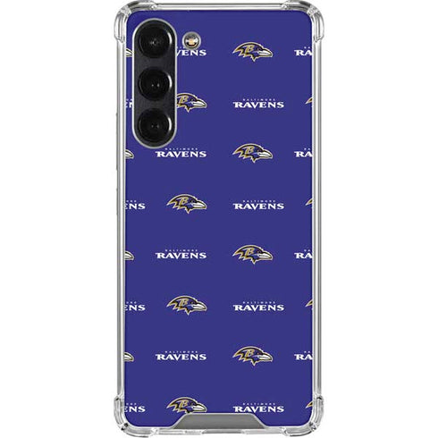 NFL Baltimore Ravens Blitz Series Galaxy S24 FE Clear Case
