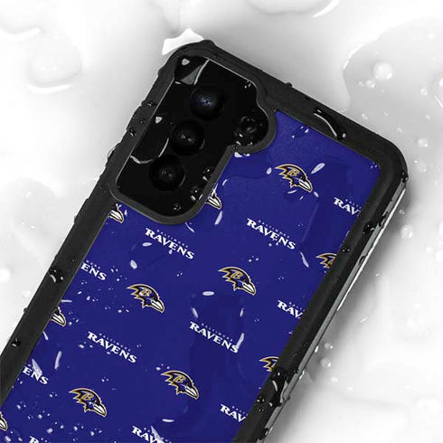 NFL Baltimore Ravens Blitz Series Galaxy S24 Plus Waterproof Case